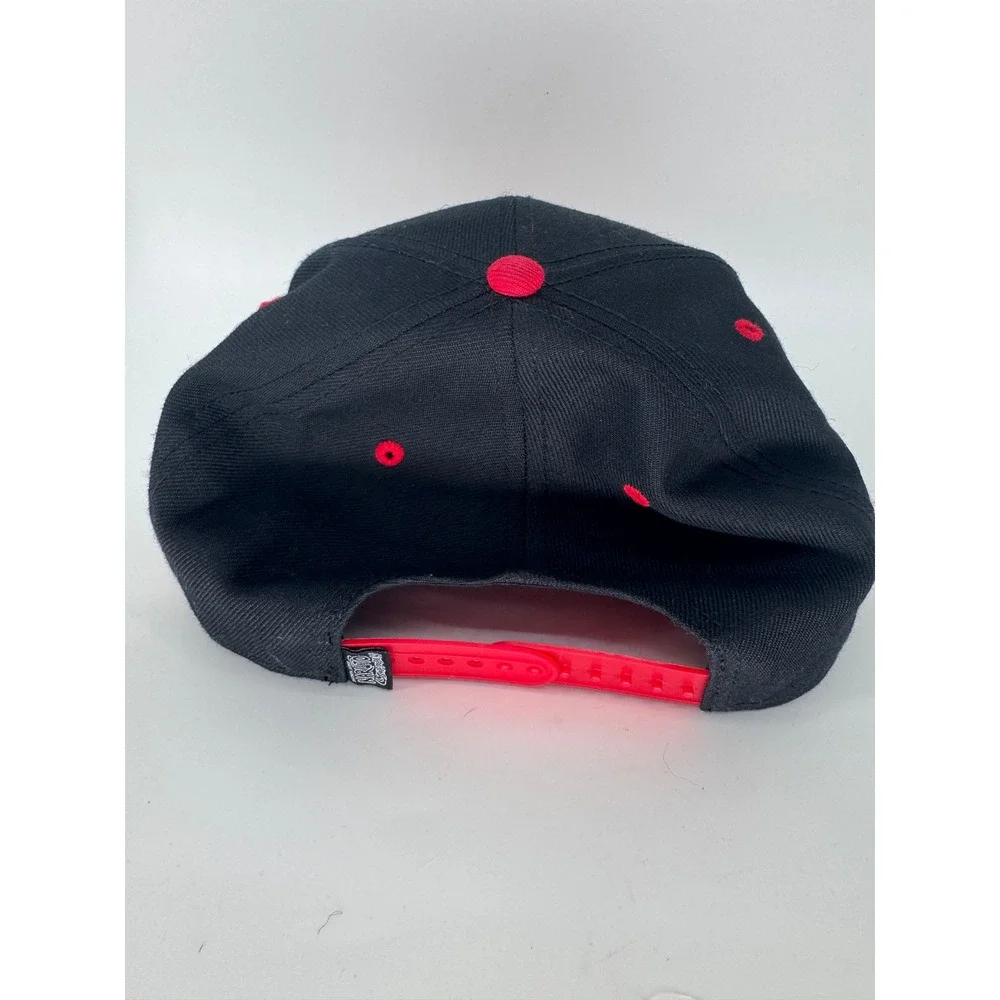 Ripple Junction Snapback Hat Mens  Black Red Naruto Akatsuki Cloud Logo